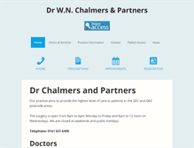 Tablet Screenshot of drchalmersandpartners.com